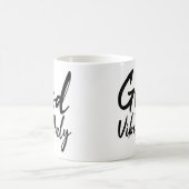 Goede vibes alleen  stijlaanbiedingen koffiemok (Center)