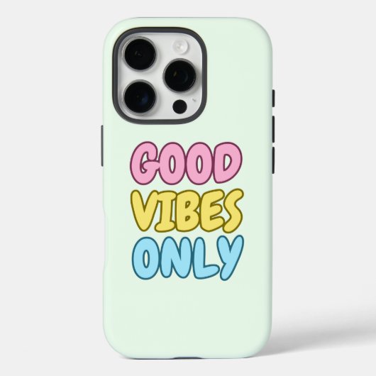 Goede Vibes Alleen Stroe iPhone Hoesje (Achterkant)