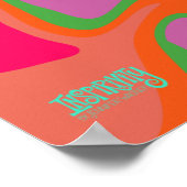 Goede Vibes Alleen Trendy Inspirivity School Poster (Hoek)