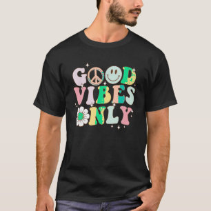 GOEDE VIBES ALLEEN VREDESTEKEN LIEFDE 60s 70s Tie T-shirt