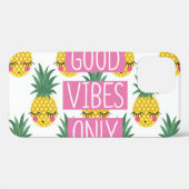 Goede Vibes Ananassen Zomer Patroon Case-Mate iPhone Case (Achterkant (horizontaal))
