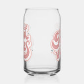 Goede Vibes Blikvorm Glas (Rechts)