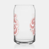 Goede Vibes Blikvorm Glas (Links)