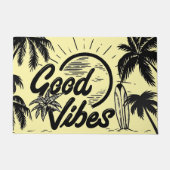"GOEDE Vibes" Buiten- Binnen Vloerkleed Deurmat (Voorkant)