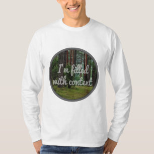 goede vibes citeert het leven voor inspiratie t-shirt
