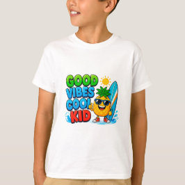 🌞 Goede Vibes Coole Kinderen Zomer Jongens 🌊 T-shirt