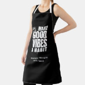 GOEDE VIBES EEN HABIT MAKEN | Apron Schort (Insitu)