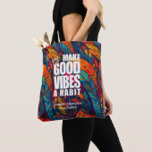 GOEDE VIBES EEN HABIT MAKEN | CANVAS TAS (Dichtbij)
