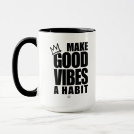 GOEDE VIBES EEN HABIT MAKEN | Koffie-Mok Mok