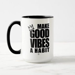 GOEDE VIBES EEN HABIT MAKEN   Koffie-Mok Mok