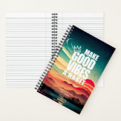 GOEDE VIBES EEN HABIT MAKEN | Spiraal Notitieboek (Binnen)