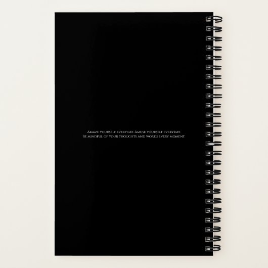 GOEDE VIBES EEN HABIT MAKEN | Spiraal Notitieboek (Achterkant)