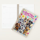 Goede vibes en natte neuzen Speelse doodles Planner (Display)