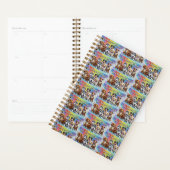 Goede vibes en natte neuzen Speelse doodles Planner (Display)