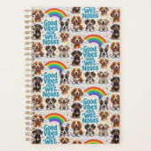 Goede vibes en natte neuzen Speelse doodles Planner (Voorkant)