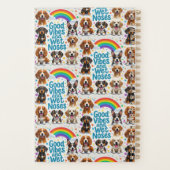 Goede vibes en natte neuzen Speelse doodles Planner (Achterkant)