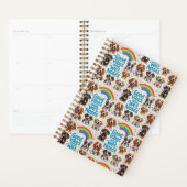 Goede vibes en natte neuzen Speelse doodles Planner (Display)