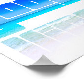 Goede Vibes Fade to Waves Poster (Hoek)