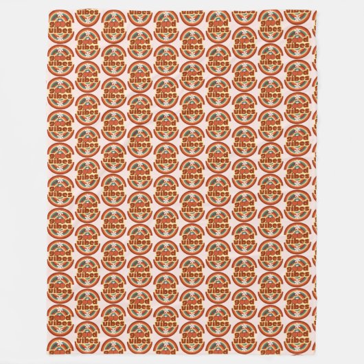 Goede Vibes Fleece Deken (Voorkant)