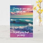 goede vibes GCSE ALevel SAT Kaart (Gele Bloem)