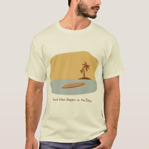 Goede Vibes Gebeuren op de Getijden Minimale Surf  T-shirt