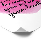 goede vibes - gezegden voor zelfliefde en zelfzorg poster (Hoek)