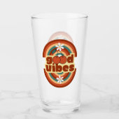 Goede Vibes Glas (Voorkant)