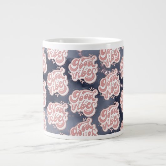 Goede Vibes Grote Koffiekop (Voorkant)