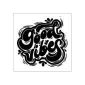 Goede Vibes Gumstempel Rubberstempel (Afrduk)