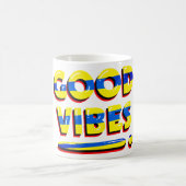Goede vibes, inspirerend, tekst koffiemok (Center)