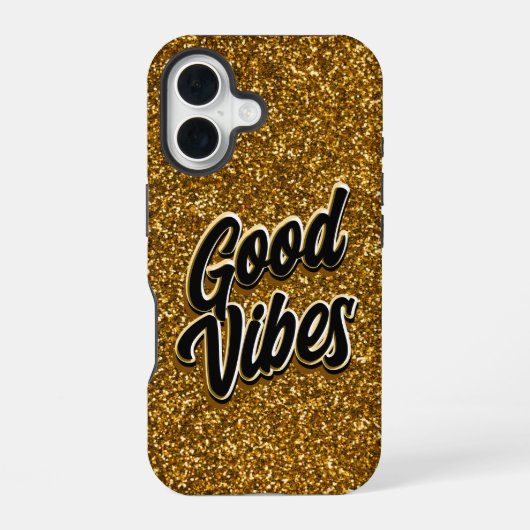 Goede Vibes iPhone 16 Hoesje (Achterkant)