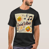 ☀️ + 🎶 = GOEDE VIBES Kleding en T-shirt (Voorkant)