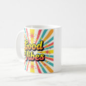 "Goede vibes!" Koffiemok (Voorkant links)