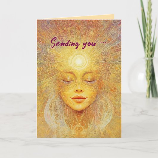 GOEDE VIBES KRIJGEN GOED KAART (Voorkant)