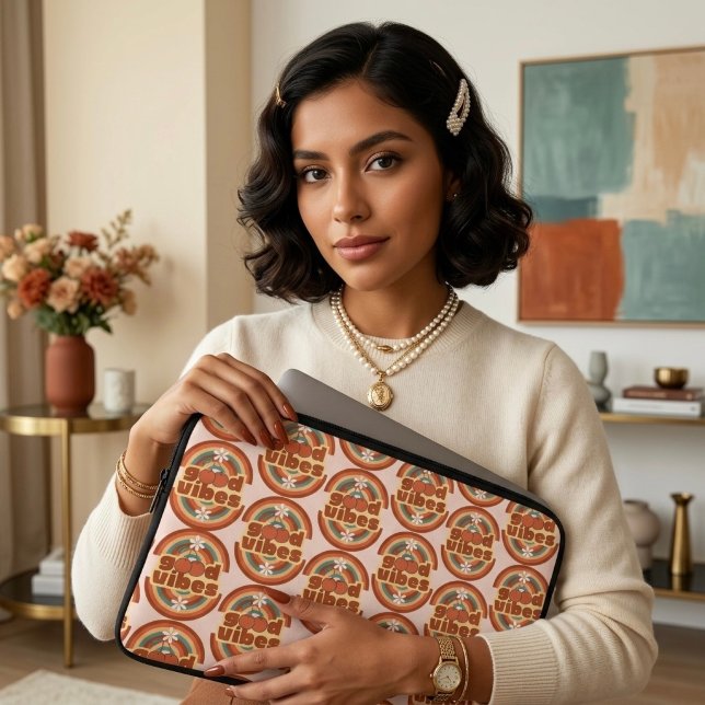 Goede Vibes Laptop Sleeve (Creator heeft geüpload)