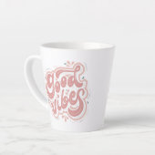 Goede Vibes Latte Mok (Linkerhoek)