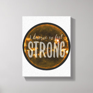 goede vibes motivatie voor zelfaanvaarding canvas afdruk