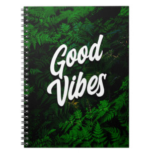 Goede vibes Natuur geïnspireerd Notitieboek