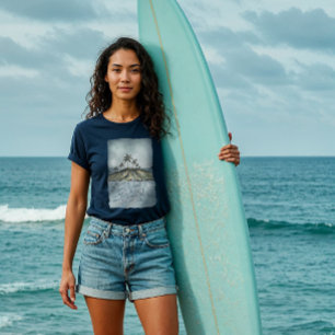 Goede Vibes Ocean Tides Tropical Island Palmbomen Tri-Blend Shirt