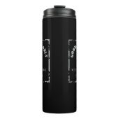 Goede Vibes only-Keep Learning & Growing Design Thermosbeker (Voorkant)