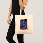 Goede Vibes Only Tarot Kaart Canvas tas (Voorkant (product))