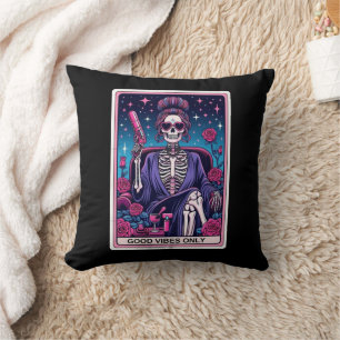 Goede Vibes Only Tarot Kaart Kussen