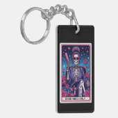 Goede Vibes Only Tarot Kaart Sleutelhanger (Voorkant Links)