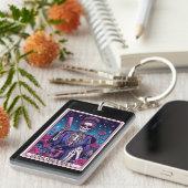 Goede Vibes Only Tarot Kaart Sleutelhanger (Voorkant Rechts)