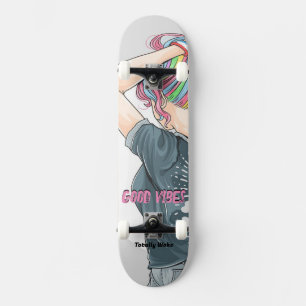 Goede Vibes Op Maat Gemaakte Skateboard