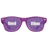 Goede Vibes Party Shades Retro Zonnebril (Voorkant)