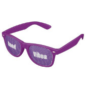 Goede Vibes Party Shades Retro Zonnebril (Gekanteld)