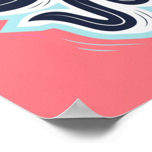 Goede vibes poster (Hoek)