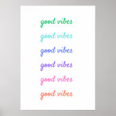Goede vibes poster (Voorkant)