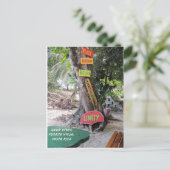 Goede Vibes Rasta Bar Puerto Viejo Costa Rica Kaar Briefkaart (Staand voorkant)